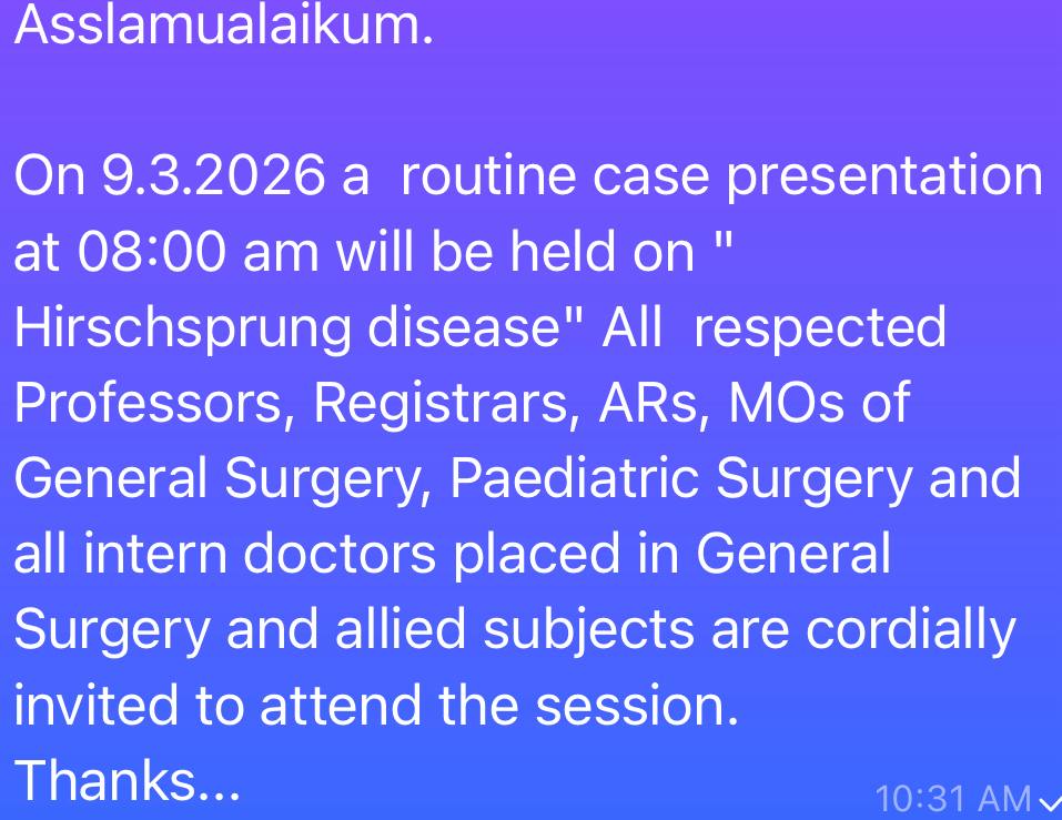 Hirschsprung Disease